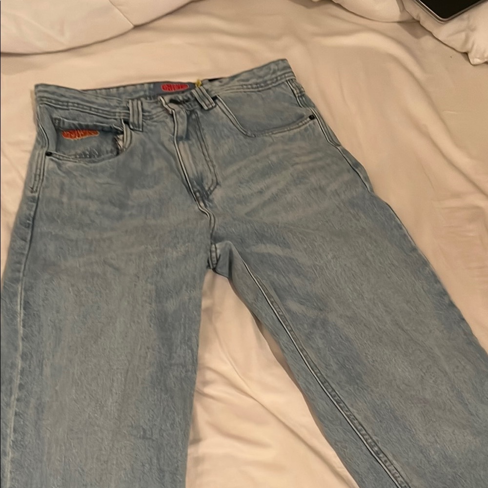 Empyre Blue Relaxed Jeans Classic Denim Style